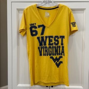 E5 College Classics West Virginia University WV Women’s XL short sleeve tshirt